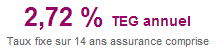 Crédit immo, chute de taux à 2,72% chez Bourso !