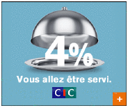 CIC te souhaite la bienvenue + : du 4% garanti pendant 6 mois ! Bien vu !