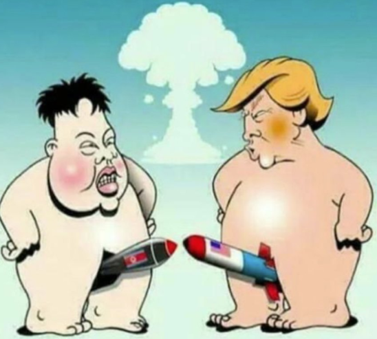 Trump et Pyongyang : des mioches en mode fight pour savoir qui a le plus gros missile des deux ? Trump et Pyongyang : des mioches en mode fight pour savoir qui a le plus gros missile des deux ?