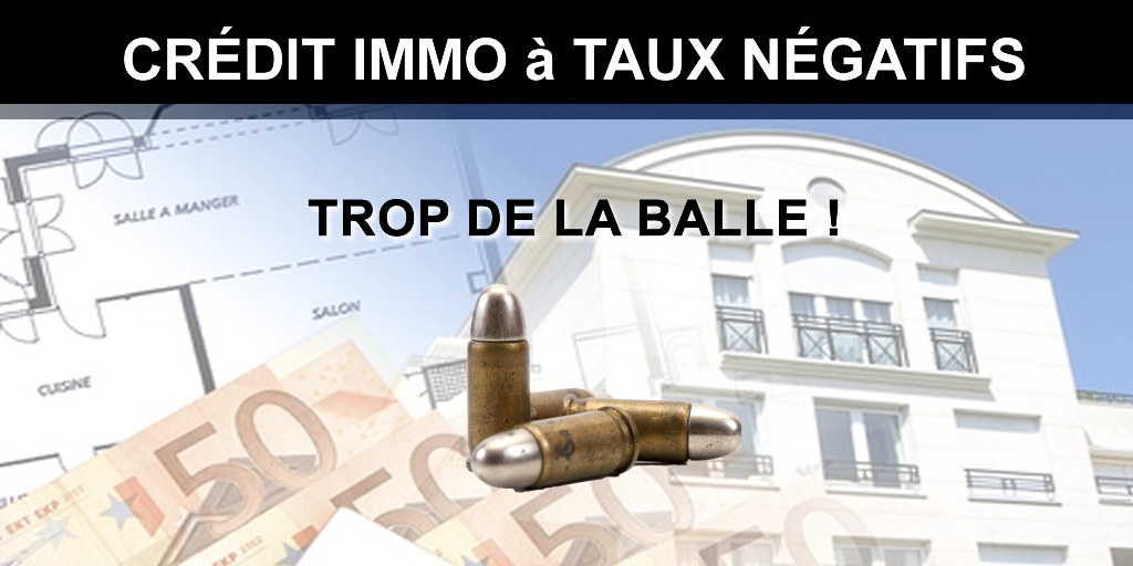 Crédit immobilier : j'ai emprunté à taux négatif à la BNP ! Crédit immobilier : j'ai emprunté à taux négatif à la BNP !